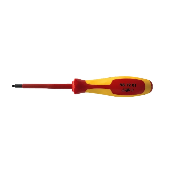 Отвертка за винтове Robertson R1 четиристен, 98 12 01, KNIPEX