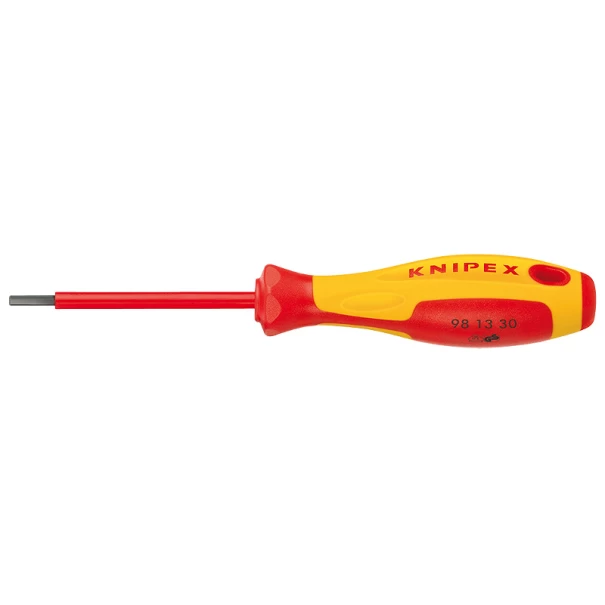 Отвертка за болтове с вътрешен шестостен, S 4 mm x 182 mm, 98 13 40, KNIPEX