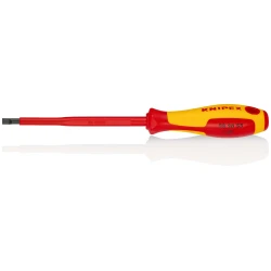 Отвертка плоска изолирана 5.5x1.0mm 125mm, 98 20 55, KNIPEX