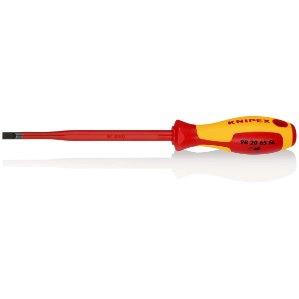 Отвертка плоска изолирана изтънена 3.5х0.6mm, 98 20 35 SL, KNIPEX