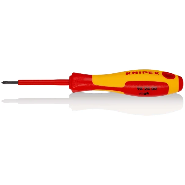 Отвертка кръстата, PH 0, 162mm, 98 24 00, KNIPEX