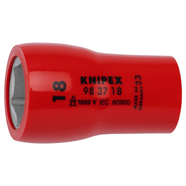 Вложка за шестостенни болтове с вътрешен четиристен 3/8", 49 mm, 98 37 18, KNIPEX