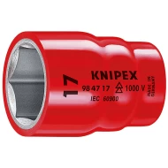 Вложка гаечна, изолирана,1/2", S 24 mm, 98 47 24, KNIPEX