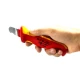Нож са сваляне на изолация за кабели с кръгло сечение 155mm, 98 53 03, KNIPEX