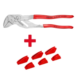 Промо сет ВиК: раздвижни клещи 250mm + облицовъчни челюсти, KNIPEX