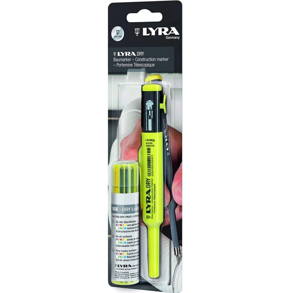 Автоматичен молив за дълбоки отвори LYRA DRY с графити mix BLS V10, Ø2,8mm, L4498001, LYRA