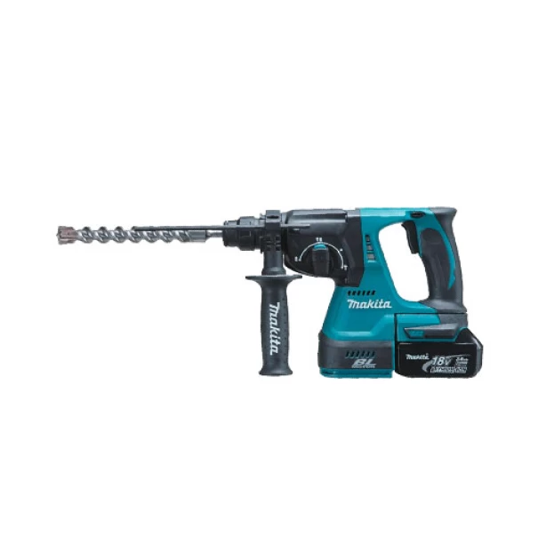 Акумулаторен перфоратор, 18V, 3.0Ah, Li-Ion, SDS-plus, 2.0J, безчетков, DHR243RFJ, MAKITA