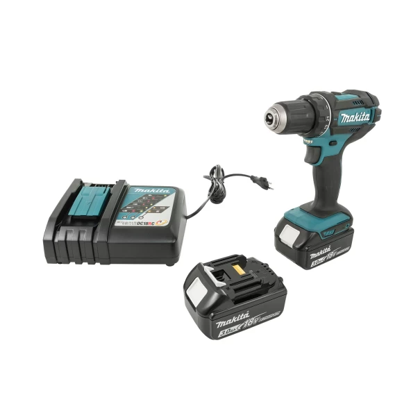 Винтоверт акумулаторен, 18V, 3.0Ah, Li-Ion, 62Nm, DDF482RFE, MAKITA
