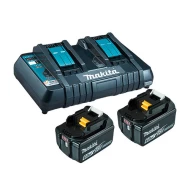 Батерия акумулаторна BL1860Bx2 + DC18RD, 18V, 6.0Ah, Li-Ion, к-кт, 199484-8, MAKITA