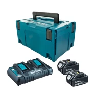 Батерия акумулаторна BL1860Bx2 + DC18RD с куфар, 198077-8, MAKITA