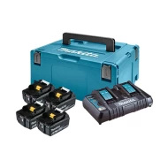 Батерия акумулаторна BL1860Bx4 + DC18RD с куфар, 198091-4, MAKITA