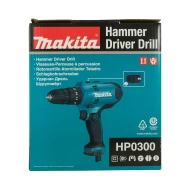Бормашина ударна, 320W, 0-1500об/мин, 0-225000уд/мин, 56Nm, HP0300, MAKITA