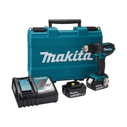 Акумулаторен ударен винтоверт, 18V, 3.0Ah, Li-Ion, 62Nm, DHP482RFE, MAKITA
