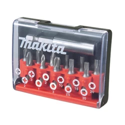 Комплект накрайници 12части, PH, PZ, TX с магнитен държач, D-31083, MAKITA
