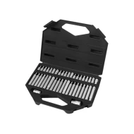Комплект битове HEX, TORX, SPLINE, 10mm, вложка 1/2'', 42ч., кутия, 113189, MTX