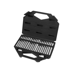 Комплект битове HEX, TORX, SPLINE, 10mm, вложка 1/2'', 42ч., кутия, 113189, MTX