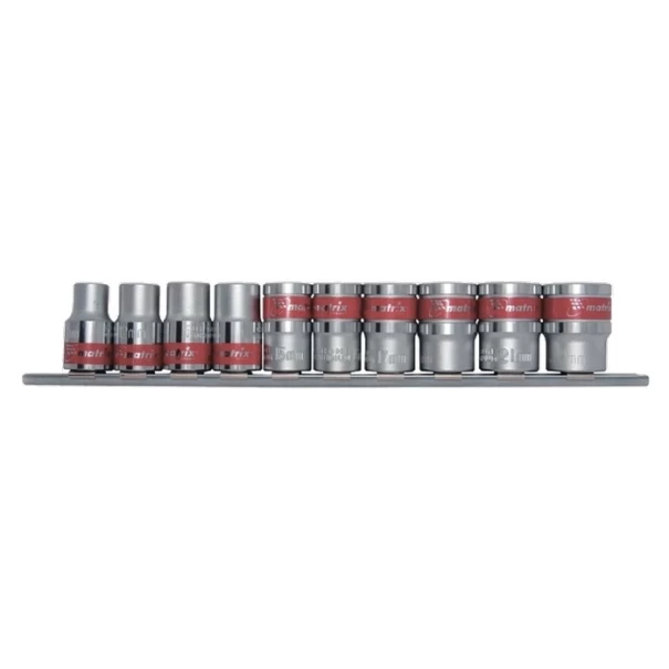Комплект вложки, 3/8", 6-стенни, 10бр, 8-19mm, 135589, MTX