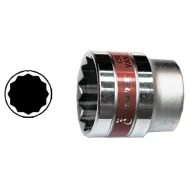 Вложка, 1/2", 10mm, 12-стенна, хромирана, 136809, MTX