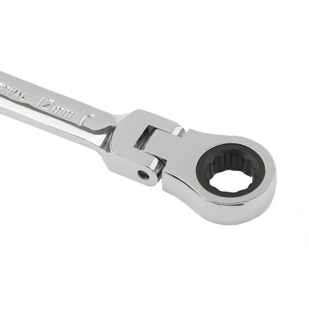 Ключ звездогаечен с тресчотка, шарнирен, 12mm, 148649, MTX