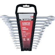 Комплект ключове звездогаечни, 6-22mm, 12бр, матирани, 154129, MTX