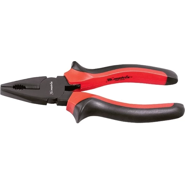 Клещи комбинирани Black Nickel, 180mm, 2K дръжки, 169809, MTX