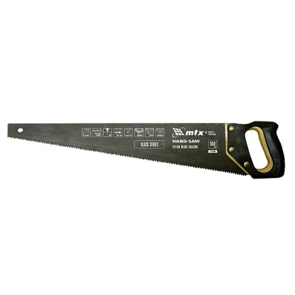 Трион за дърво Black Series, 550mm,7-8TPI, 3D-зъби, 235799, MTX