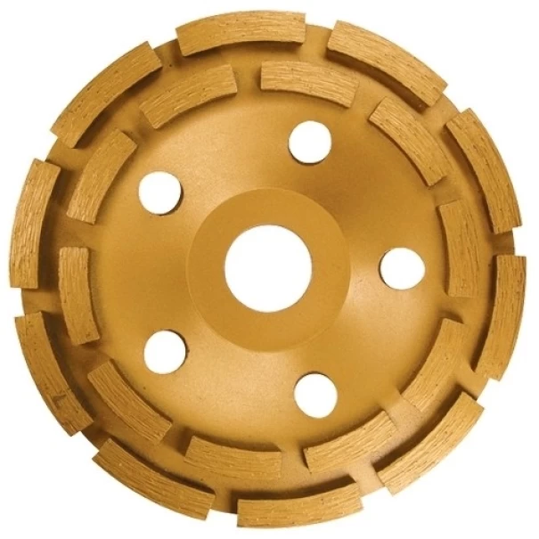 Диск диамантен за шлайфане, чашкообразен, 115mm, двуредов , 729809, MTX