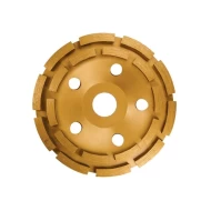 Диск диамантен за шлайфане, чашкообразен, 125mm, двуреден, 729909, MTX