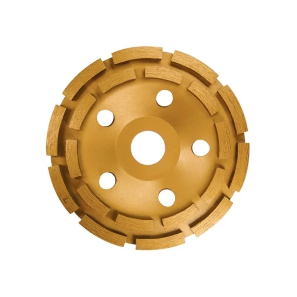 Диск диамантен за шлайфане, чашкообразен, 125mm, двуреден, 729909, MTX