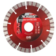 Диск диамантен за сухо рязане TURBO, сегментиран, 125х22,2mm , 731429, MTX