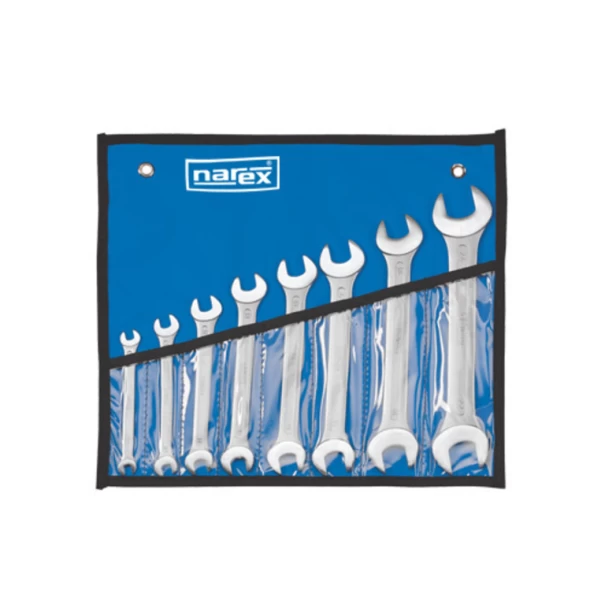 Комплект гаечни ключове двустранни 8ч, 443000583, NAREX Professional