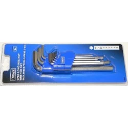 Комплект имбусни ключове CrV 9ч, 443000860, NAREX Professional