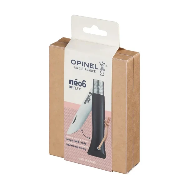 Сгъваем нож Néo6 Opiflex Ebony, 003110, OPINEL