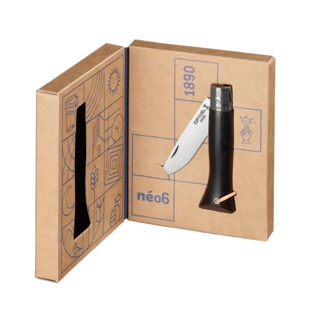 Сгъваем нож Néo6 Opiflex Ebony, 003110, OPINEL
