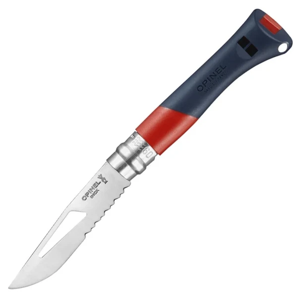 Сгъваем нож №9 Ocean Red, червено-син, 003262, OPINEL
