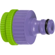 Адаптер за кран, вътрешна резба 1/2"-3/4"-1", пласт., 657358, PALISAD