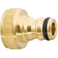 Адаптер за кран, вътрешна резба 1/2"-3/4", месингов, 658208, PALISAD