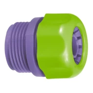Съединител за маркуч 1/2", външна резба 3/4", пластм., 661458, PALISAD