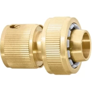 Съединител за маркуч, бърза връзка 3/4", месингов, 662608, PALISAD