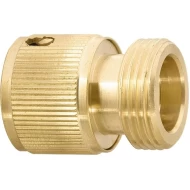 Съединител, външна резба 3/4", месингов, 662758, PALISAD