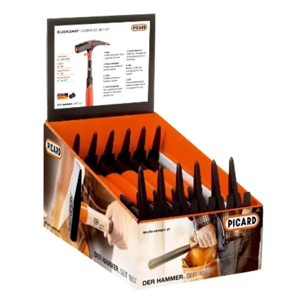 Дисплей кофражни чукове BlackGiant® 600g, 12бр, 1082010, PICARD