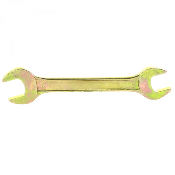 Гаечен ключ плосък отворен двустранен, 20х22mm, жълт цинк, 14312, SIBRTECH