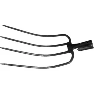 Вила, 4 рога, 235х330mm, без дръжка, за сено, 63836, SIBRTECH