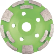 Диск диамантен за шлайфане, чашкообразен, 125mm, комбиниран , 72958, SIBRTECH