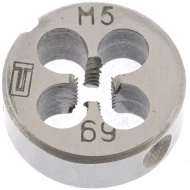 Плашка М5х0,8mm, 77013, SIBRTECH