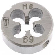 Плашка М6х1,0mm, 77017, SIBRTECH