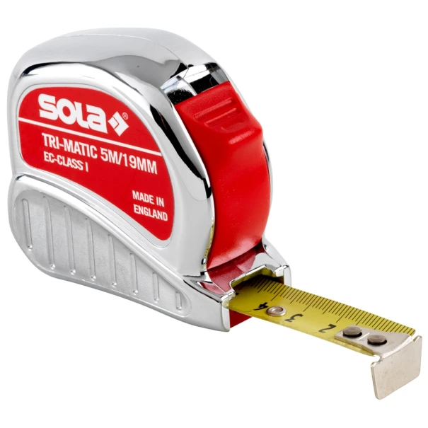 Ролетка измервателна 13 mm Tri-Matic  TM 3 m Клас 1, 50023201, SOLA
