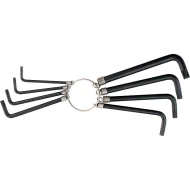 Комплект ключове инбусни TORX на пръстен: T10 15 20 25 27 30 40 45 50, 9бр, 112667, SPARTA