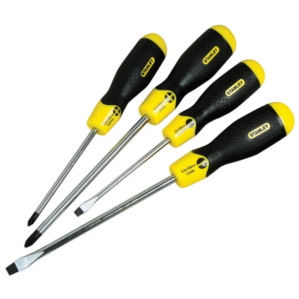 Комплект отвертки CushionGrip, 4 бр. 0-65-013, STANLEY