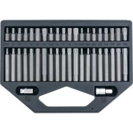 Комплект битове HEX, TORX, SPLINE, шестостен 3/8",CrV, 42бр, 11318, STELS